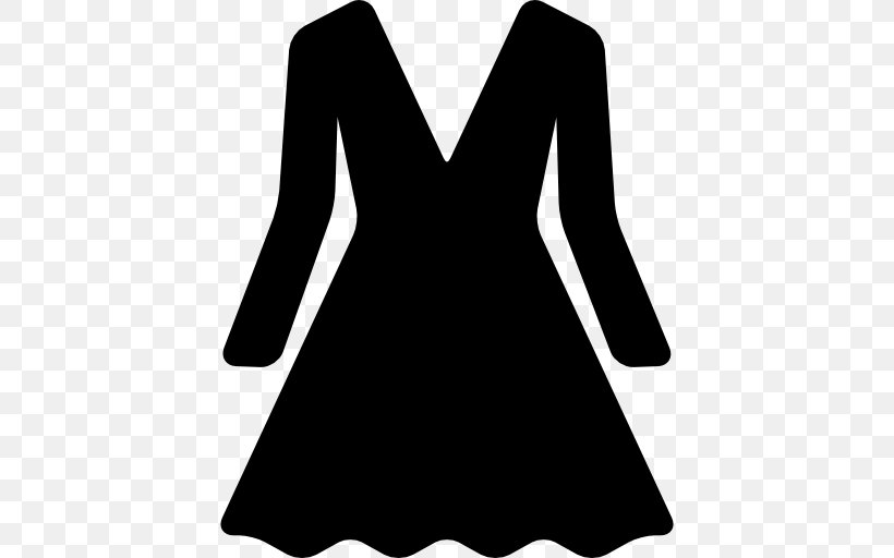Dress Clothing Sleeve Fashion, PNG, 512x512px, Dress, Bag, Black, Black And White, Blouse Download Free