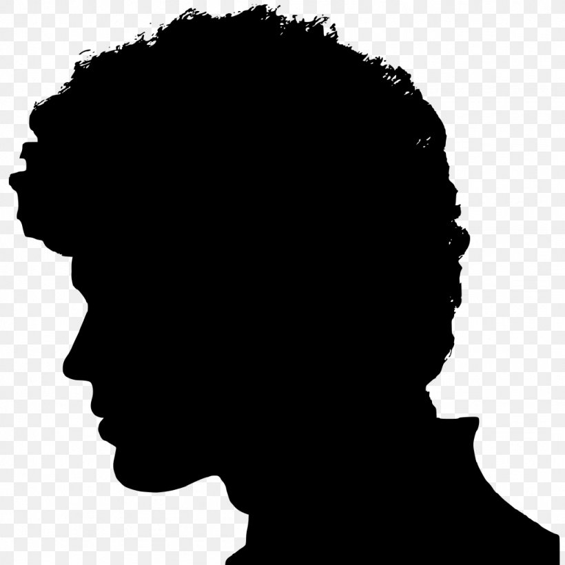 Silhouette Male Clip Art, PNG, 1024x1024px, Silhouette, Black, Black And White, Drawing, Female Download Free