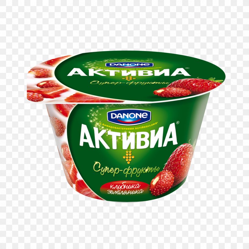 Milk Activia Yogurt Frutti Di Bosco Fruit, PNG, 1000x1000px, Strawberry, Actimel, Activia, Berry, Bilberry Download Free