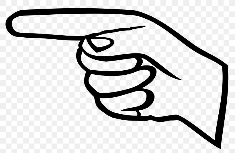 Point Index Finger Clip Art, PNG, 800x533px, Point, Area, Artwork, Black And White, Finger Download Free