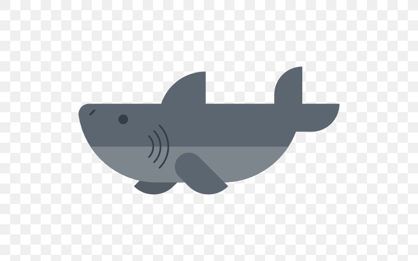 Shark Aquatic Animal, PNG, 512x512px, Shark, Animal, Aquatic Animal, Black And White, Fish Download Free