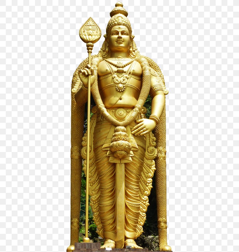 Batu Caves Lord Murugan Statue Hindu Temple Thaipusam Kartikeya, PNG, 404x862px, Batu Caves, Ancient History, Artifact, Batu, Brass Download Free