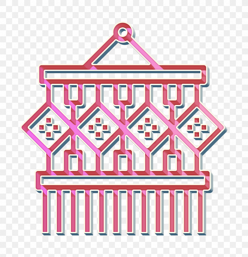 Macrame Icon Craft Icon, PNG, 1124x1166px, Macrame Icon, Craft Icon, Line, Magenta, Pink Download Free