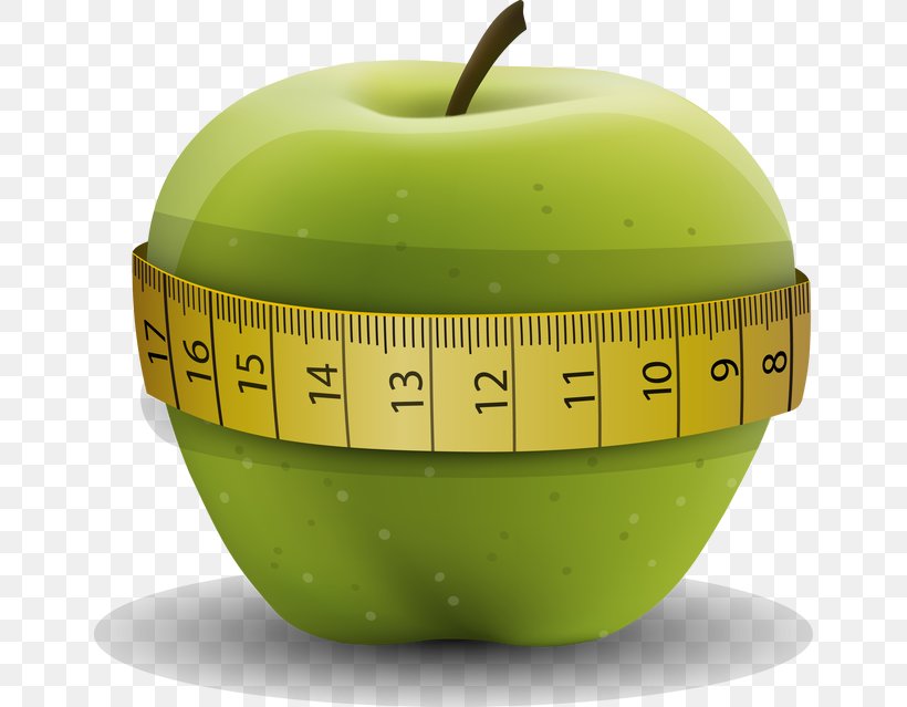 Apple Tape Measures Measurement Clip Art, PNG, 650x639px, Apple, Calorie, Diet Food, Food, Fruit Download Free