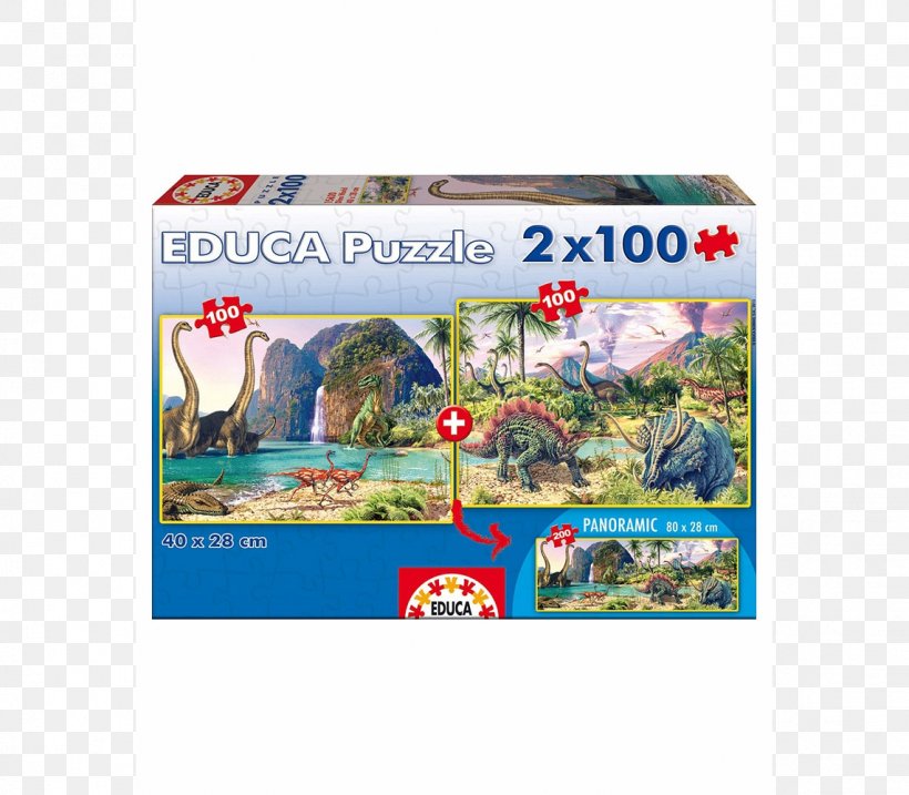 Jigsaw Puzzles Dinosaur World Educa Borràs Toy, PNG, 1143x1000px, Jigsaw Puzzles, Board Game, Child, Dinosaur World, Djeco Download Free