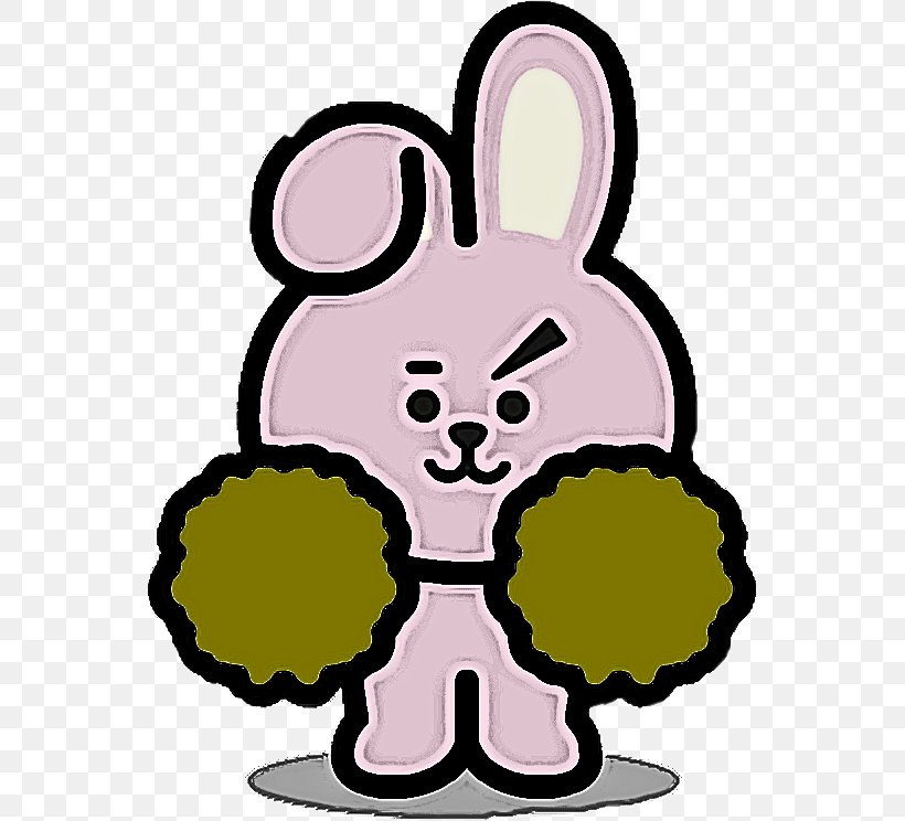 Easter Bunny, PNG, 552x744px, Green, Cartoon, Easter Bunny, Head, Paw Download Free