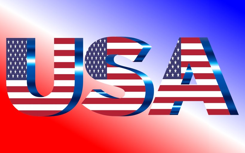 Flag Of The United States Typography Clip Art, PNG, 2400x1500px, United States, Blue, Brand, Flag, Flag Of The United States Download Free