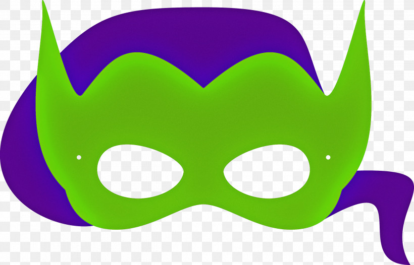 Green Purple Violet Costume Mask, PNG, 2627x1688px, Green, Costume, Costume Accessory, Headgear, Mardi Gras Download Free