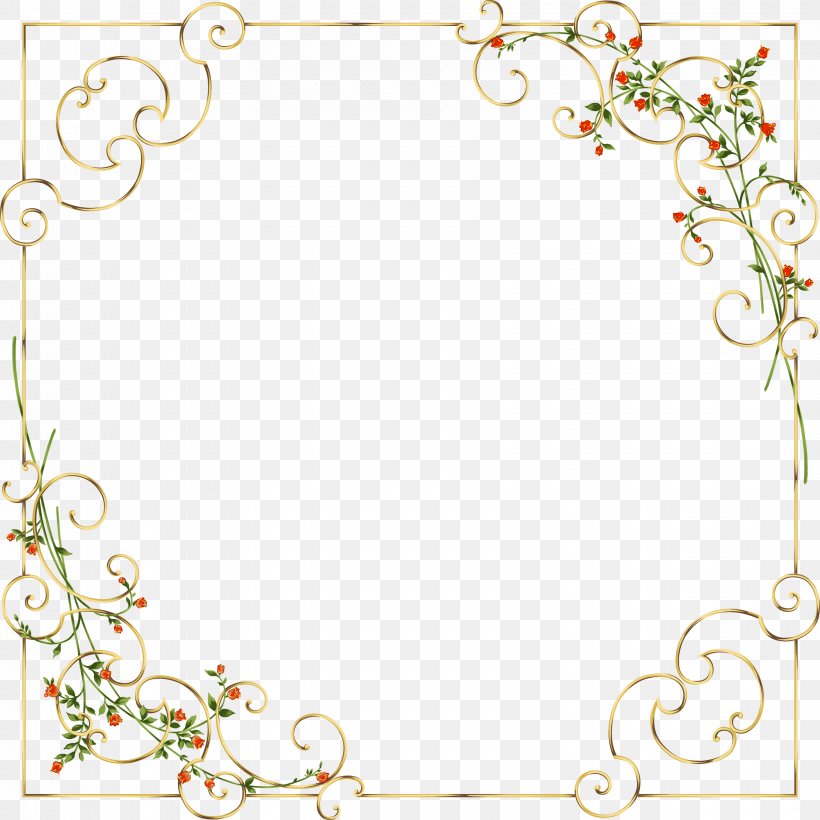 Picture Frames Wedding Invitation Computer Software, PNG, 3400x3403px, Picture Frames, Adobe Flash Player, Area, Body Jewelry, Border Download Free