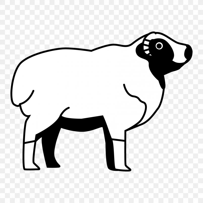 Sheep Cattle Dog Breed Horse, PNG, 1800x1800px, Sheep, Animal Figure, Area, Beak, Black Download Free