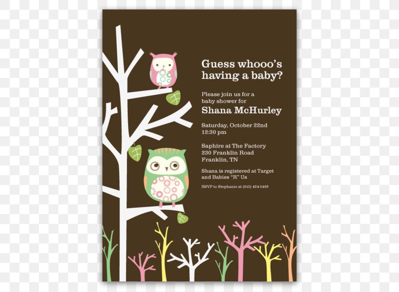Baby Shower Owl Wedding Invitation Infant Party, PNG, 600x600px, Baby Shower, Bird, Bird Of Prey, Green, Grey Download Free