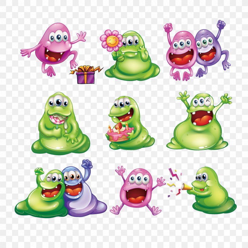 Monster Christmas Clip Art, PNG, 1200x1200px, Monster, Amphibian, Animation, Cartoon, Christmas Download Free
