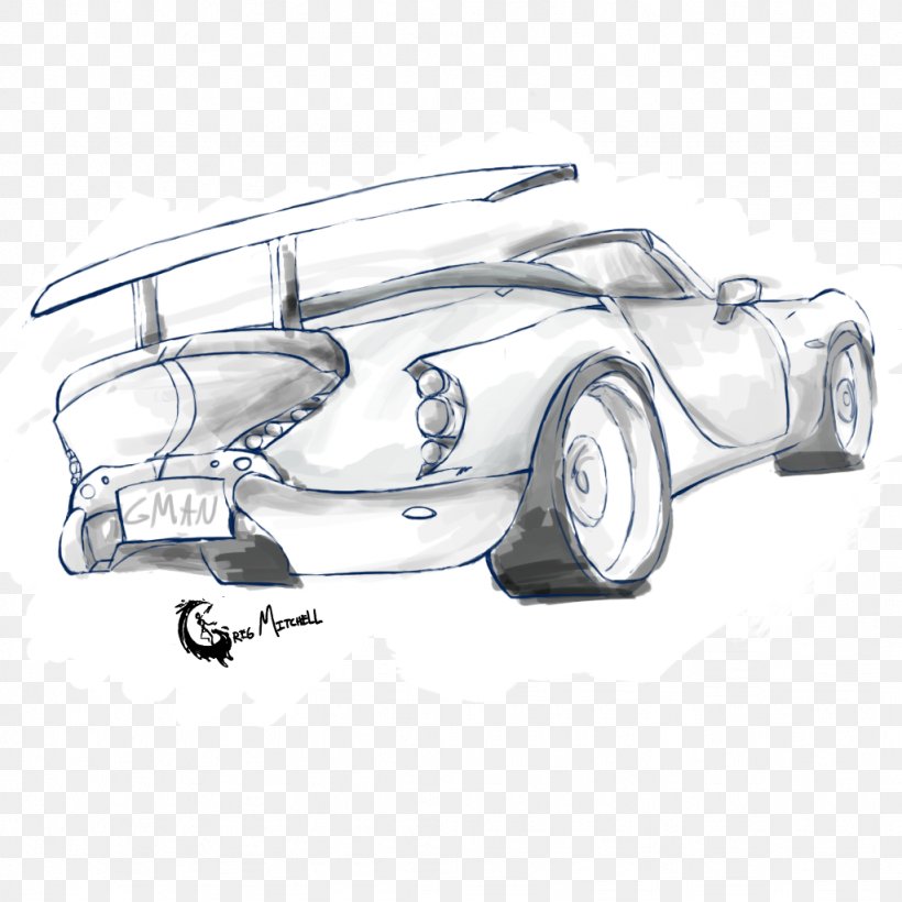 Sports Car Sketch Vintage Car Automotive Design, PNG, 1024x1024px, Car, Artwork, Automotive Design, Black And White, Brand Download Free
