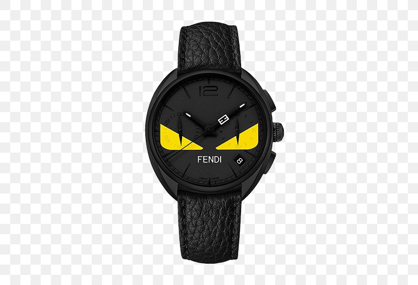 Watch Strap Fendi Chronograph, PNG, 480x560px, Watch, Bag, Black, Bracelet, Brand Download Free