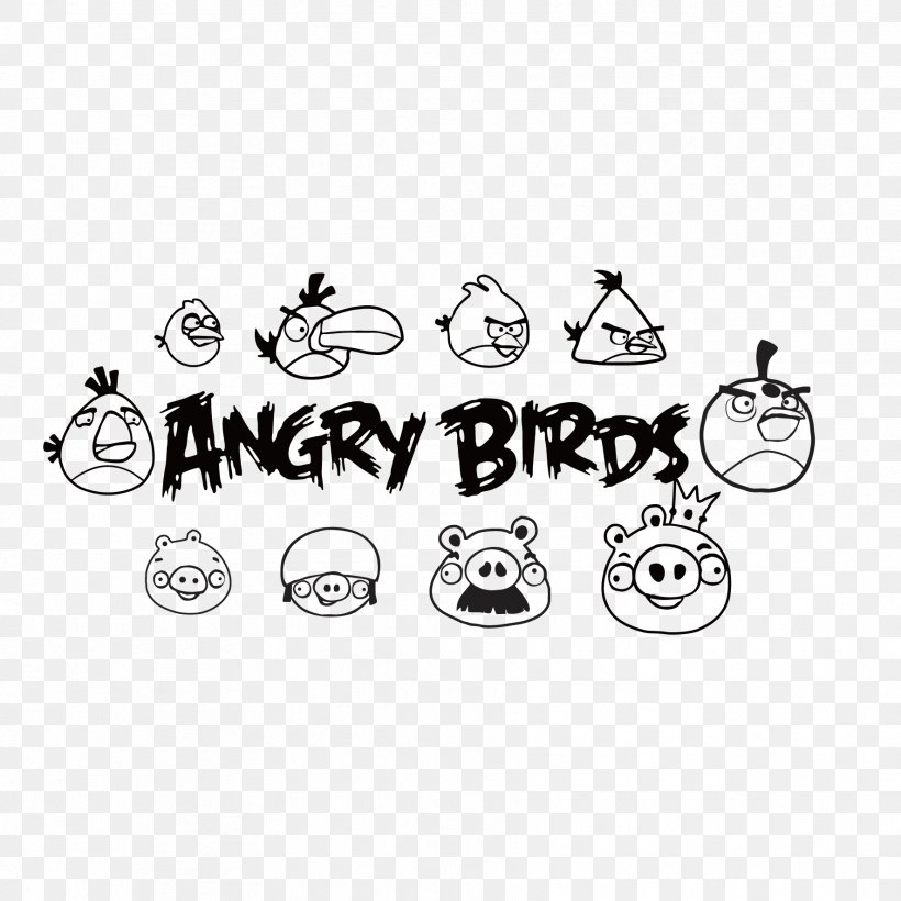 Angry Birds Star Wars Euclidean Vector, PNG, 1772x1772px, Angry Birds, Angry Birds Star Wars, Area, Bird, Black Download Free