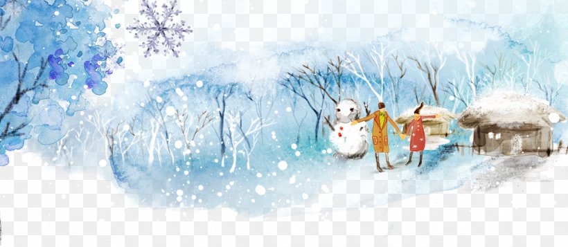 Snowman Winter Illustration, PNG, 1219x532px, Snowman, Arctic, Blue, Cartoon, Drawing Download Free