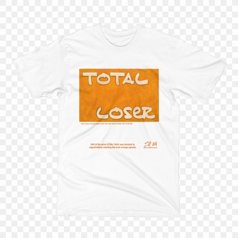 T-shirt Logo Sleeve Font, PNG, 1000x1000px, Tshirt, Active Shirt, Brand, Logo, Orange Download Free