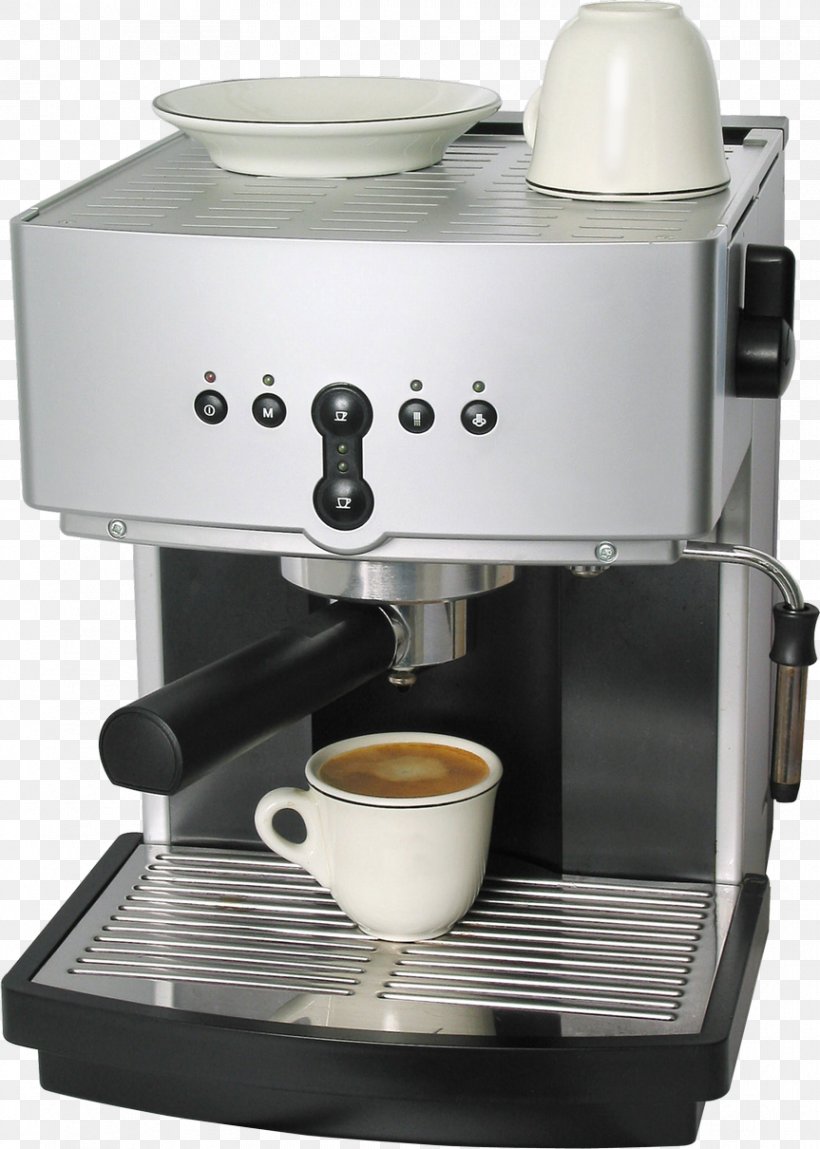 Espresso Coffeemaker Clip Art, PNG, 863x1210px, Espresso, Coffee, Coffee Grinder, Coffeemaker, Cup Download Free