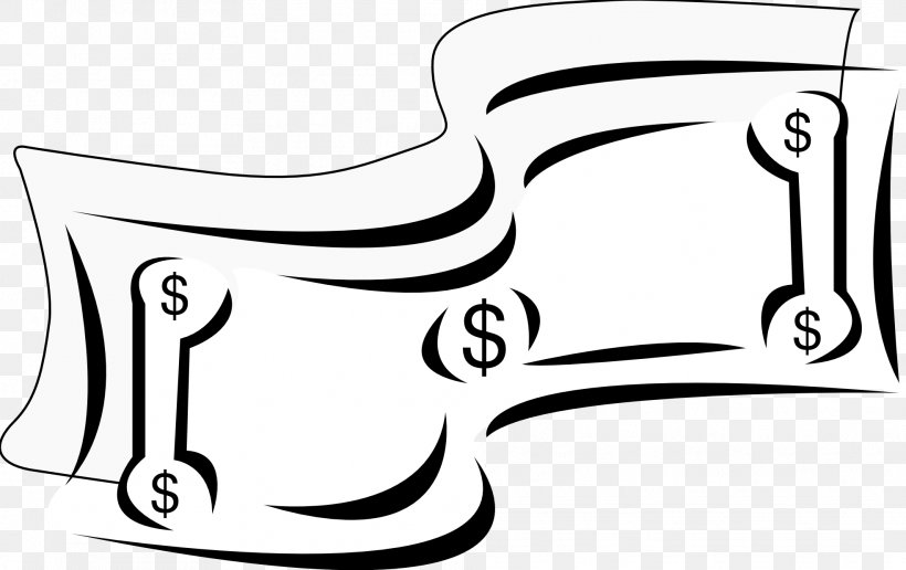 Money Free Content Dollar Sign Clip Art, PNG, 1969x1240px, Money, Area, Bank, Banknote, Black Download Free