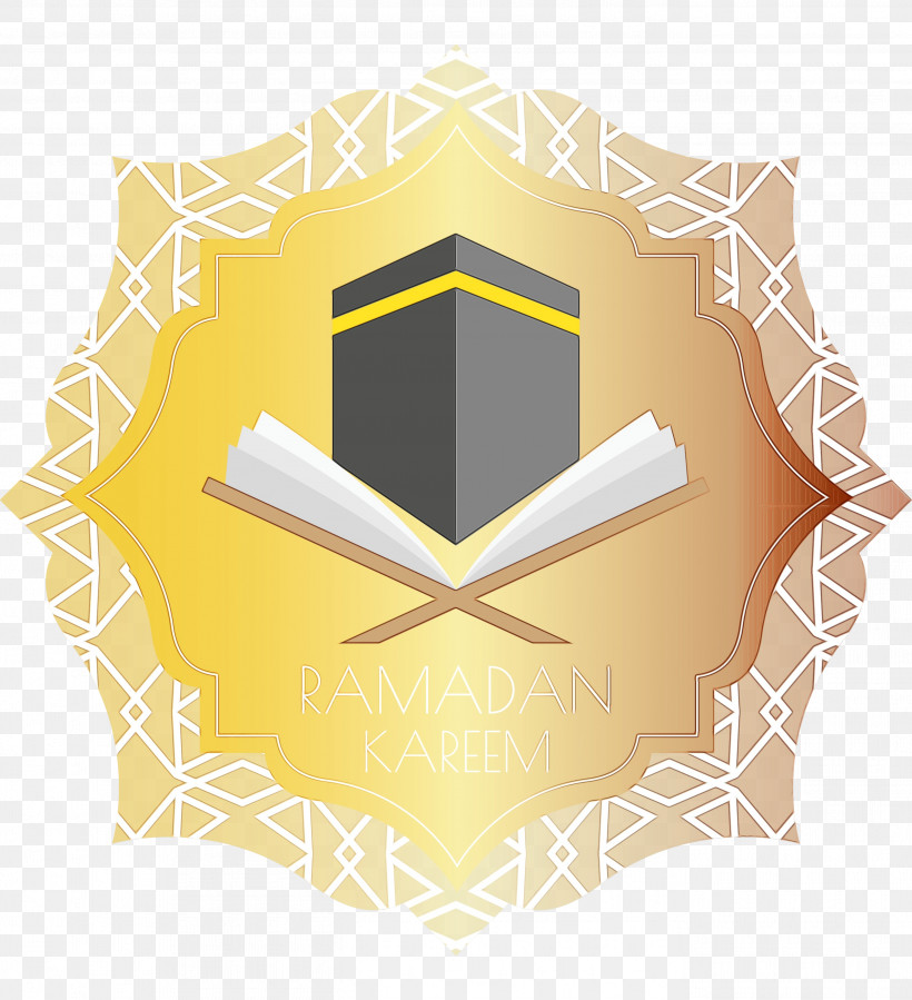 Yellow Logo Emblem Shield Symbol, PNG, 2735x2999px, Ramadan, Emblem, Gesture, Islam, Logo Download Free