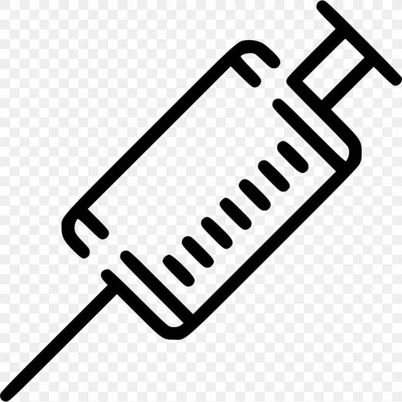 Drug Injection Syringe Pharmaceutical Drug Vaccination, PNG, 980x982px, Injection, Black And White, Disease, Drug, Drug Injection Download Free