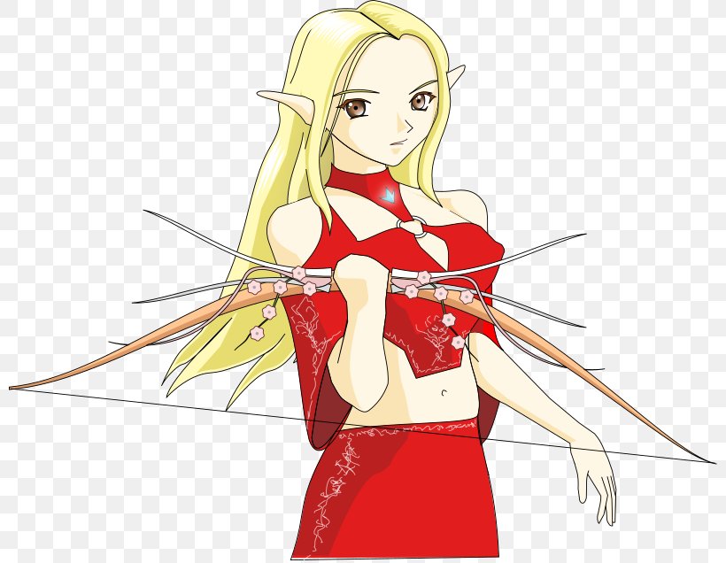Female Archery Cartoon Clip Art, PNG, 800x636px, Watercolor, Cartoon, Flower, Frame, Heart Download Free