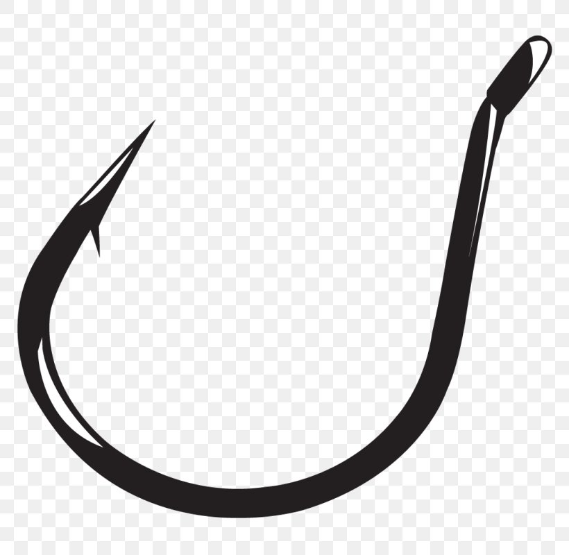 Fish Hook Gamakatsu Circle Hook Fishing Bait, PNG, 800x800px, Fish Hook, Bass Fishing, Black And White, Circle Hook, Fishing Download Free