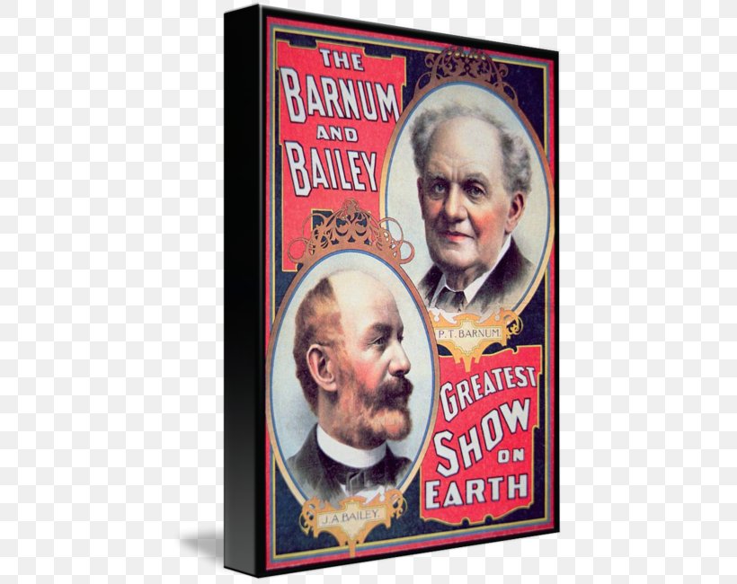 P. T. Barnum James Anthony Bailey The Greatest Show On Earth Poster Ringling Bros. And Barnum & Bailey Circus, PNG, 436x650px, P T Barnum, Advertising, Circus, Circus Train, Clown Download Free
