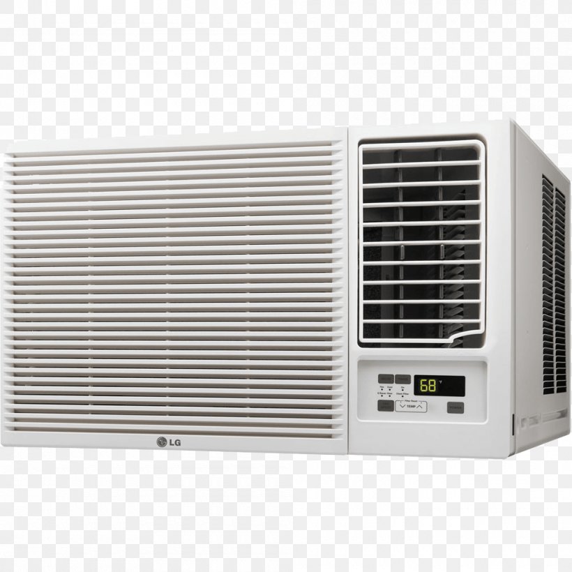 Air Conditioning Window British Thermal Unit Home Appliance Heater, PNG, 1000x1000px, Air Conditioning, British Thermal Unit, Central Heating, Dehumidifier, Heater Download Free