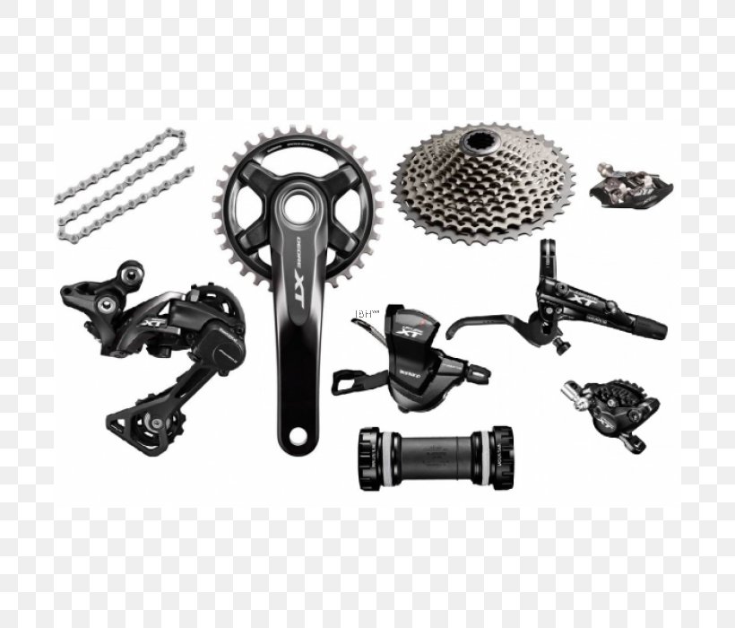 Groupset Shimano Deore XT Bicycle Derailleurs, PNG, 700x700px, Groupset, Bicycle, Bicycle Cranks, Bicycle Derailleurs, Bicycle Drivetrain Part Download Free