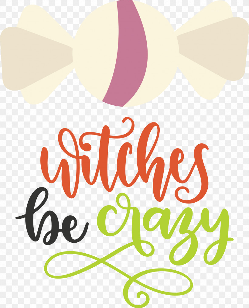 Happy Halloween Witches Be Crazy, PNG, 2425x3000px, Happy Halloween, Flower, Line, Logo, Mathematics Download Free