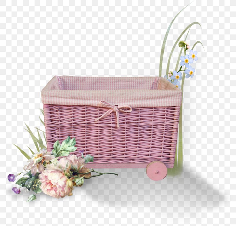 Pink Flower Cartoon, PNG, 800x787px, Basket, Animation, Baby Shower, Basketball, Cots Download Free