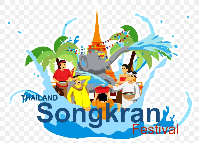 Khaosan Road Songkran Vector Graphics Euclidean Vector Illustration, PNG, 1123x807px, Khaosan Road, Art, Brand, Cartoon, Festival Download Free