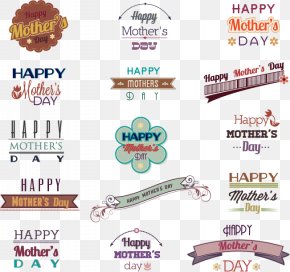 Happy Mother's Day Image Vector Image - Mother's Day Birthday Greeting Card PNG