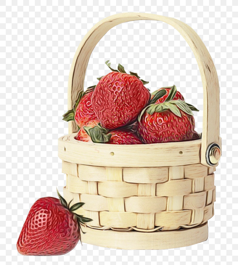 Strawberry, PNG, 800x912px, Watercolor, Apple, Berry, Fruit, Gift Basket Download Free