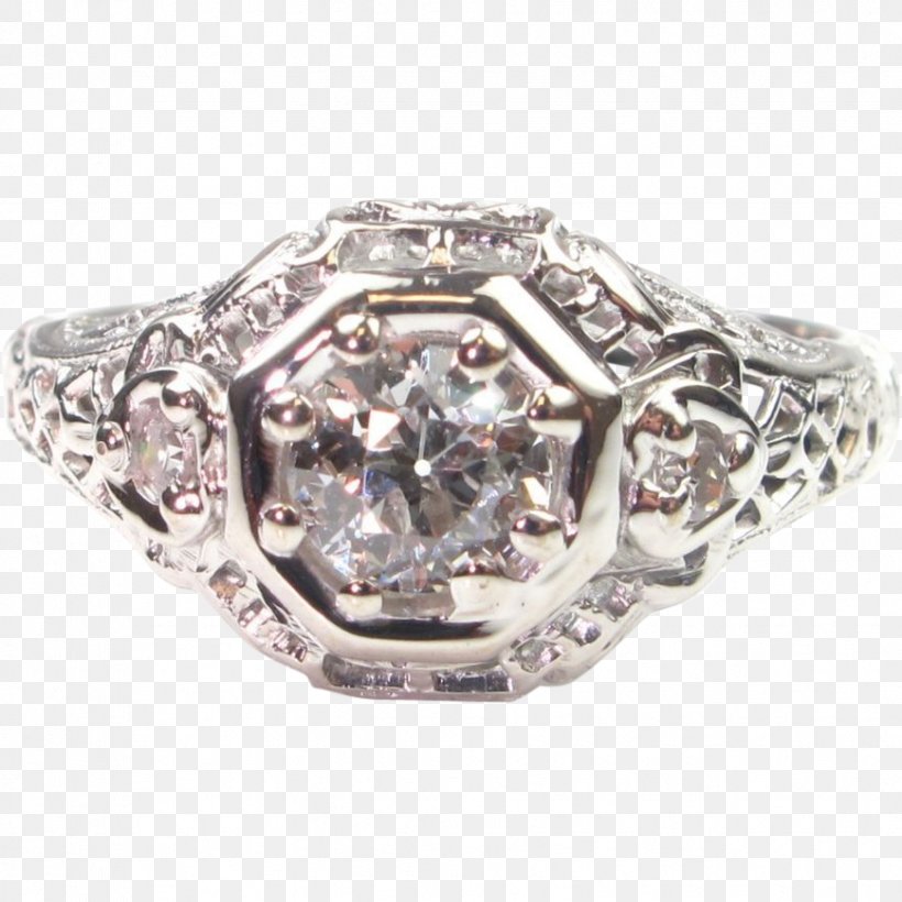 Wedding Ring Silver Diamond Bling-bling, PNG, 869x869px, Ring, Art, Art Deco, Bling Bling, Blingbling Download Free