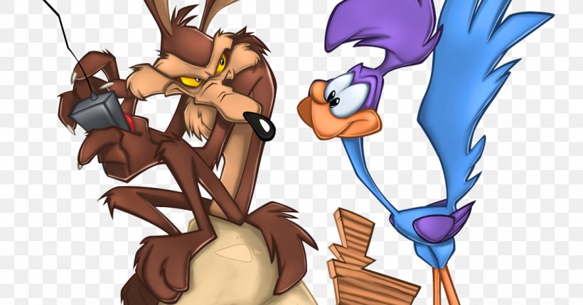 Wile E. Coyote And The Road Runner Wile E. Coyote And The Road Runner Greater Roadrunner, PNG, 1122x589px, Watercolor, Cartoon, Flower, Frame, Heart Download Free