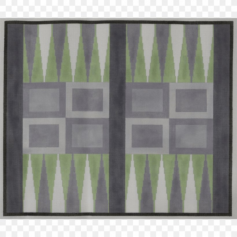 Backgammon Needlepoint Symmetry Rectangle, PNG, 1000x1000px, Backgammon, Green, Needlepoint, Rectangle, Symmetry Download Free