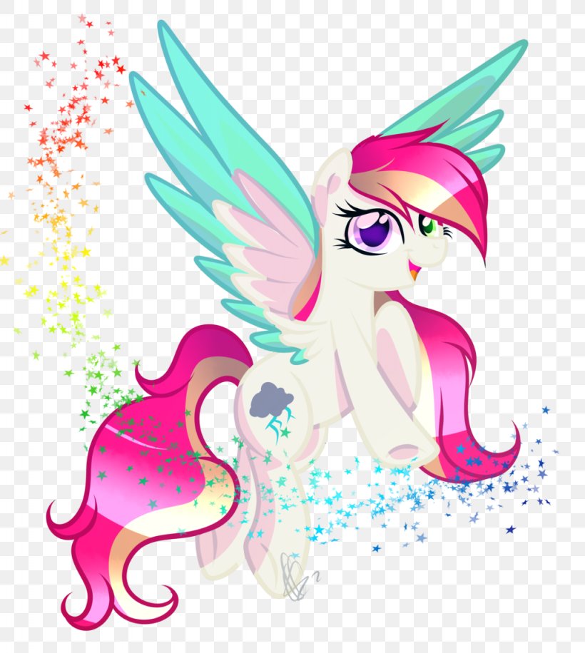 Horse Fairy Pink M Clip Art, PNG, 1024x1145px, Watercolor, Cartoon, Flower, Frame, Heart Download Free