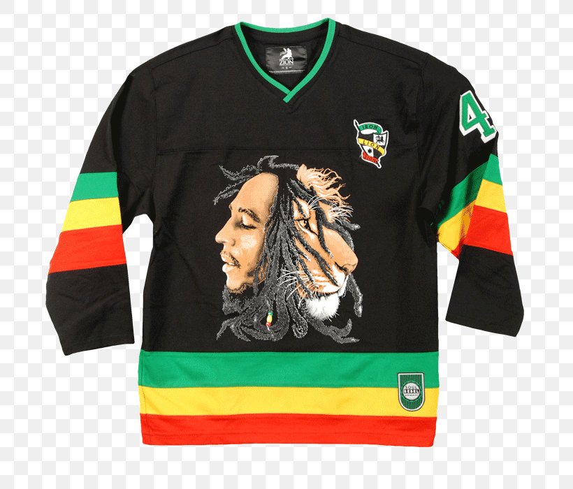 T-shirt Hockey Jersey Sleeve Sweater, PNG, 700x700px, Tshirt, Active Shirt, Bob Marley, Brand, Hockey Jersey Download Free