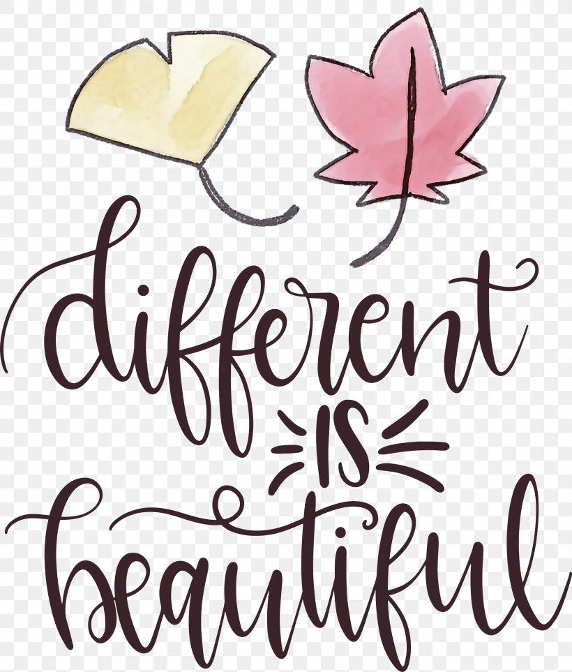 Different Is Beautiful Womens Day, PNG, 2553x3000px, Womens Day, Biology, Calligraphy, Creativity, Flower Download Free