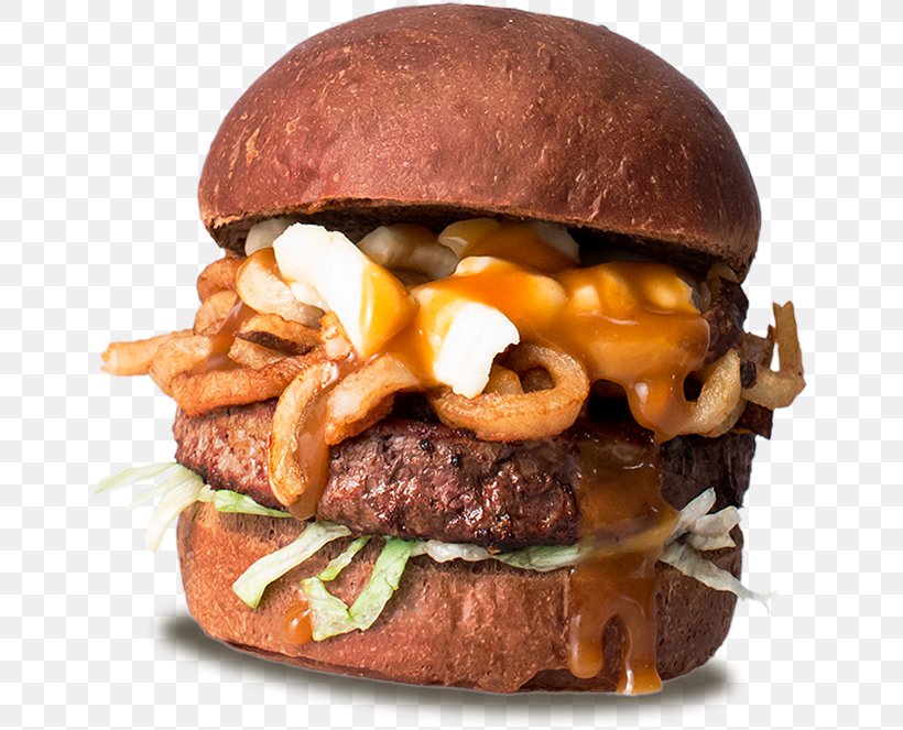 Hamburger Poutine Cheeseburger Fast Food Cheese Fries, PNG, 651x663px, Hamburger, American Food, Breakfast Sandwich, Buffalo Burger, Cheese Fries Download Free