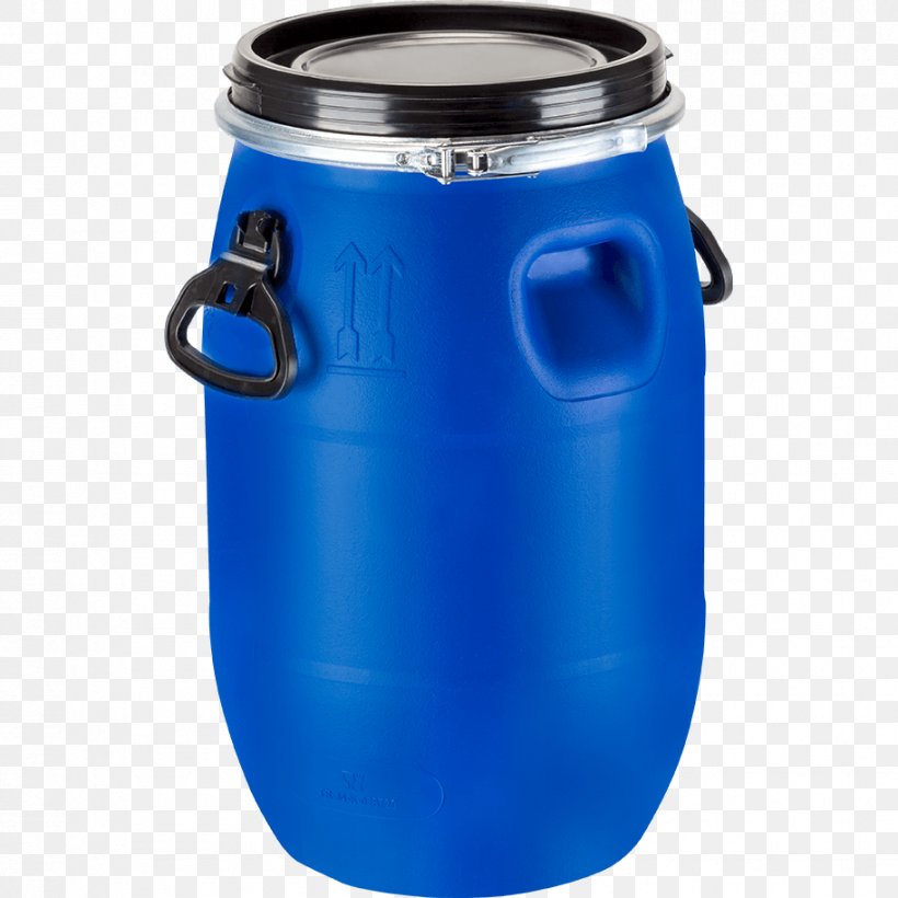 Plastic Drum Jerrycan Lid Liter, PNG, 913x913px, Plastic, Agribusiness, Barrel, Bottle, Cobalt Blue Download Free