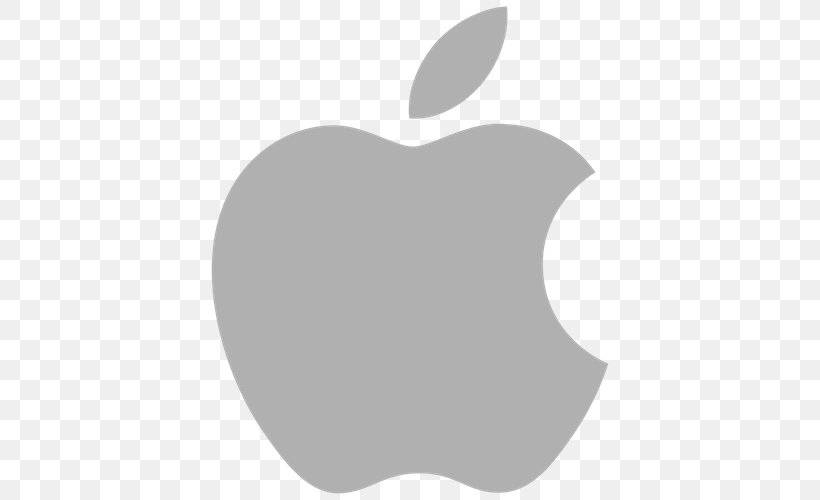 Apple Logo IPhone Computer Software, PNG, 500x500px, Apple, Black, Black And White, Brand, Company Download Free
