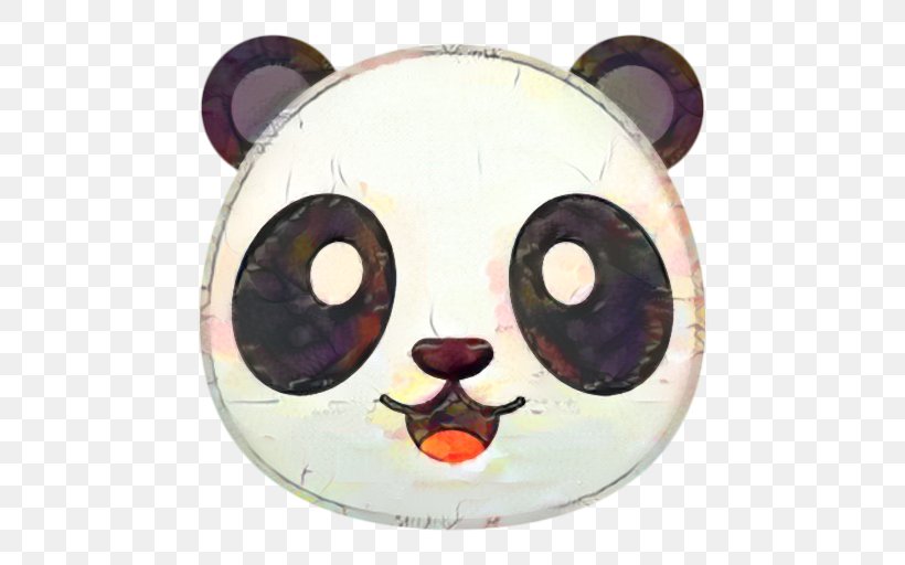 Emoji Face, PNG, 512x512px, Giant Panda, Art Emoji, Cartoon, Emoji, Emoticon Download Free