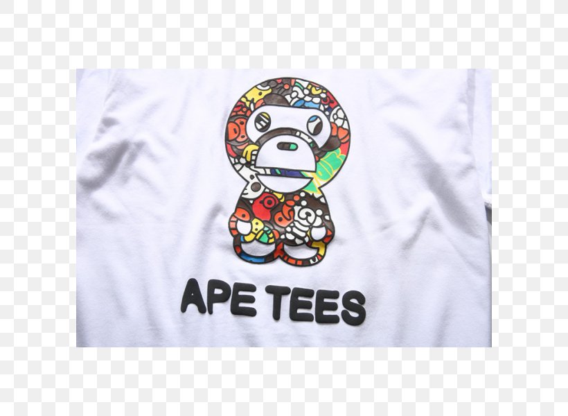 T-shirt A Bathing Ape Harajuku Aoyama, Minato, Tokyo Streetwear, PNG, 600x600px, Tshirt, Bathing Ape, Brand, Clothing, Color Download Free
