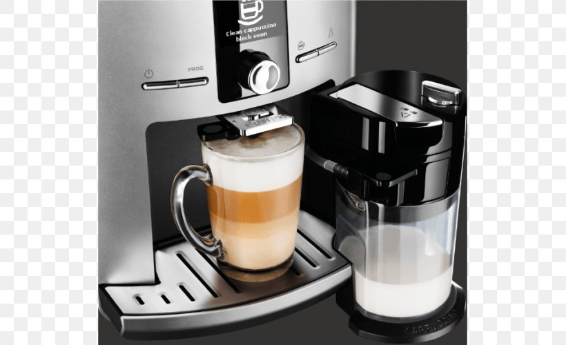 Coffeemaker Espresso Krups Espresseria Automatic EA8050PN, PNG, 669x500px, Coffee, Cappuccino, Coffeemaker, Drip Coffee Maker, Espresso Download Free