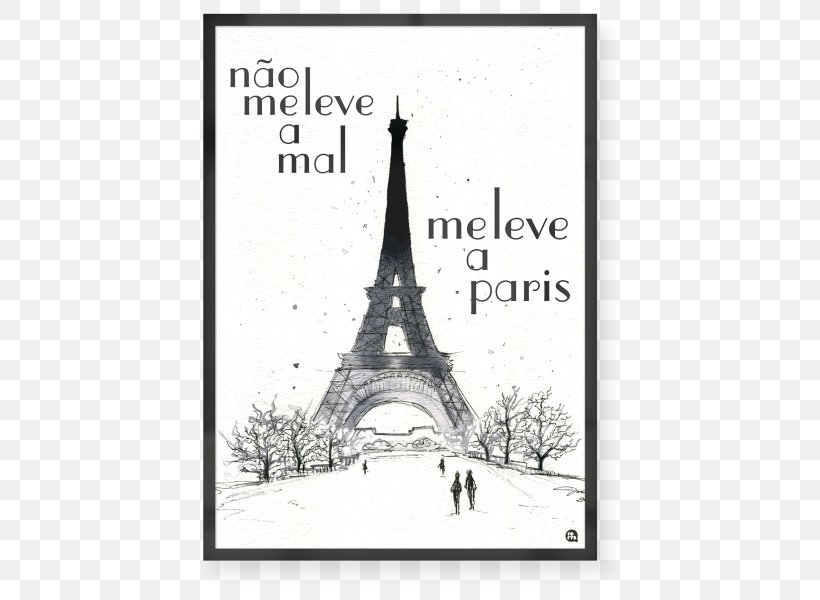 Eiffel Tower Drawing Sketch Image Poster, PNG, 600x600px, Eiffel Tower, Art, Black And White, Brand, Drawing Download Free