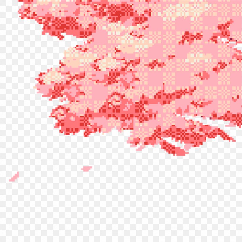 GIF Pixel Tenor Image Drawing, PNG, 1024x1024px, Tenor, Animation, Blossom, Cherry Blossom, Cuteness Download Free
