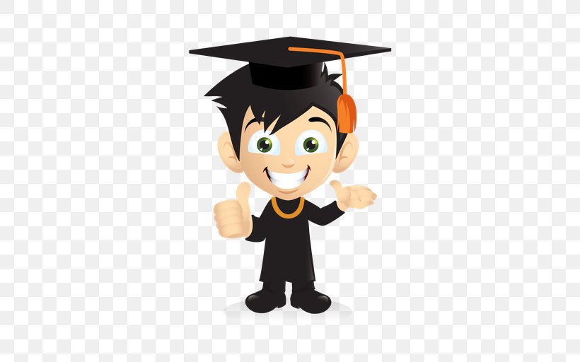 Graduation Ceremony Graduate University Diploma Clip Art, PNG, 512x512px, Graduation Ceremony, Academic Degree, Academic Dress, Cartoon, Diploma Download Free